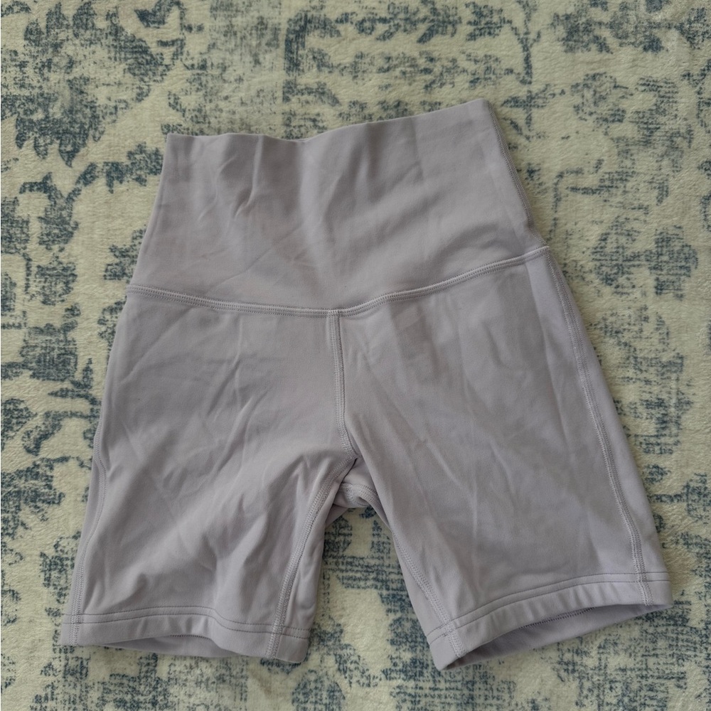 Lululemon Lavender Biker Shorts